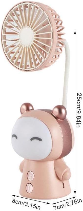Velador Lampara Ventilador Luz Infantil Multi Colores Led