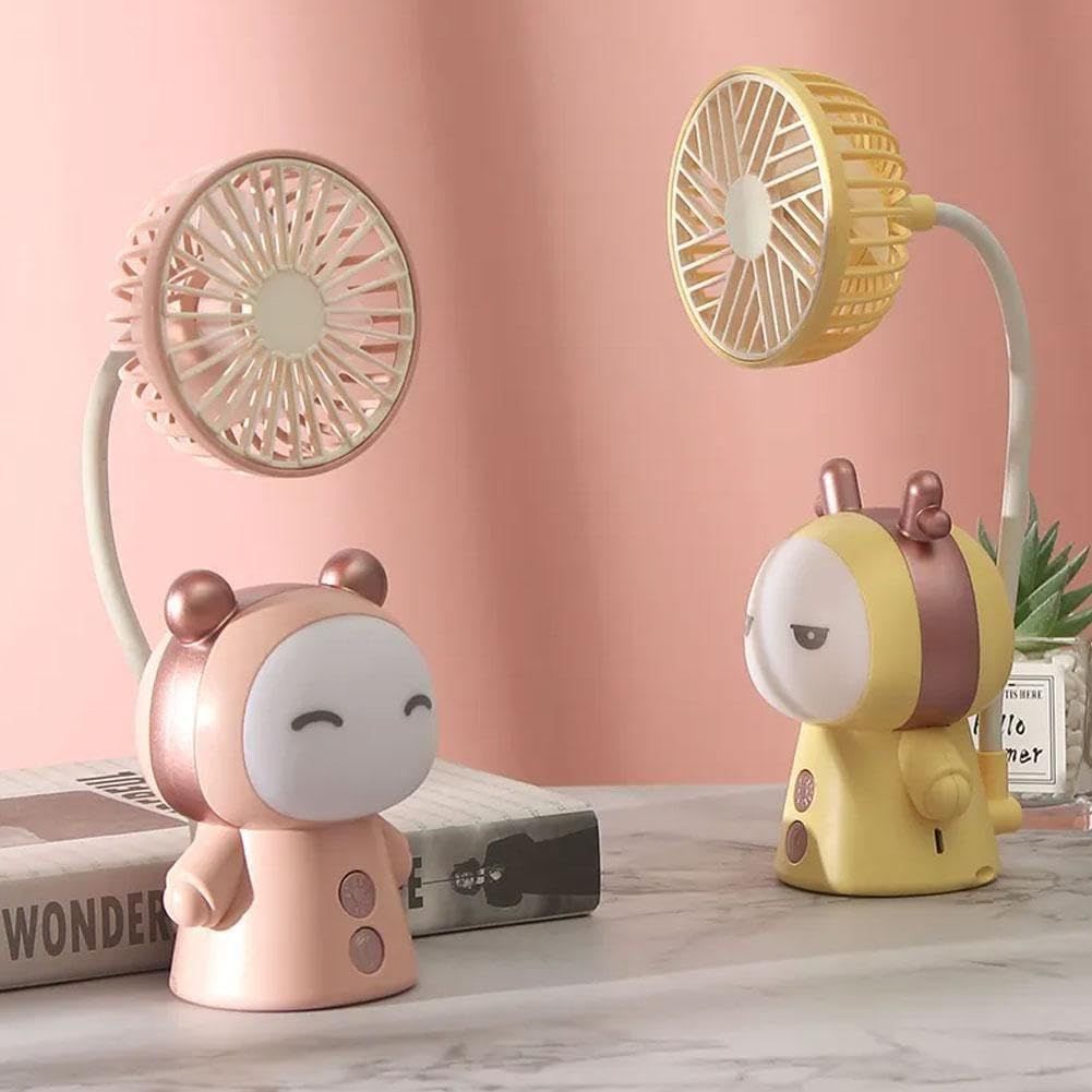 Velador Lampara Ventilador Luz Infantil Multi Colores Led