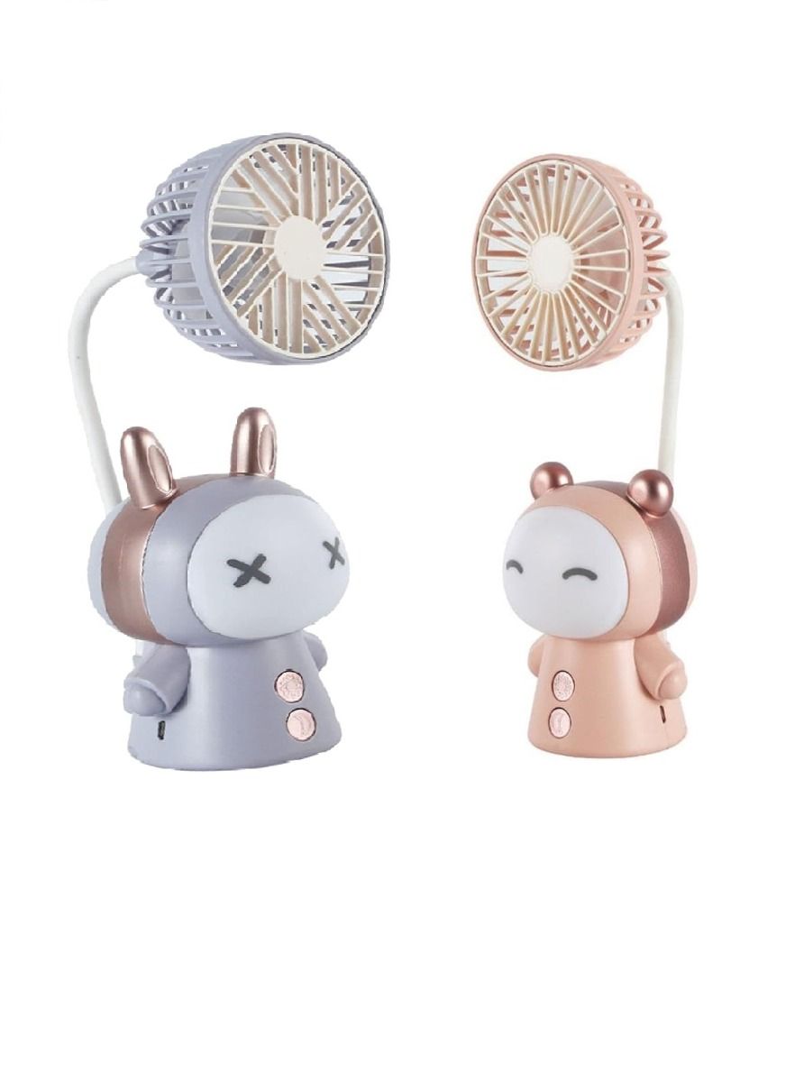 Velador Lampara Ventilador Luz Infantil Multi Colores Led